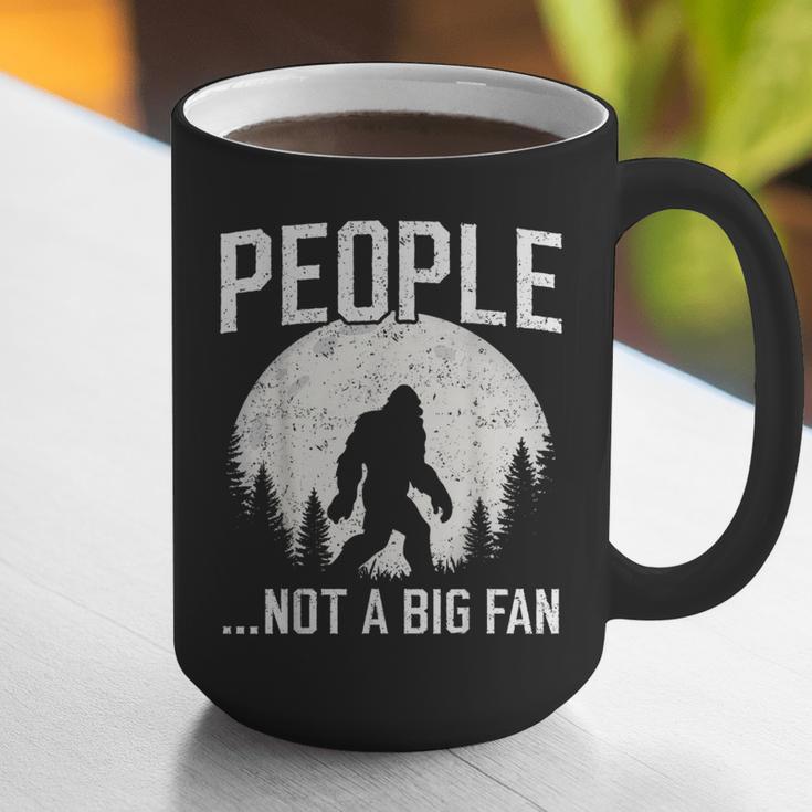 Introvert Bigfoot People Not A Big Fan Dad Joke Graphic Print Coffee Mug Introvert Bigfoot People Not A Big Fan Dad Joke Graphic Print Coffee Mug