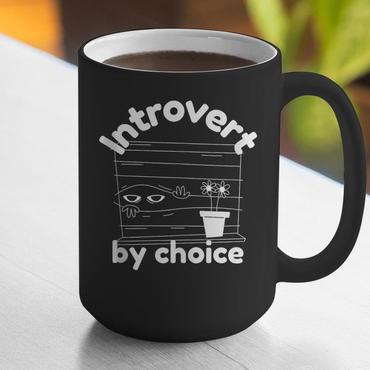 Introvert By Choice Graphic Print Coffee Mug