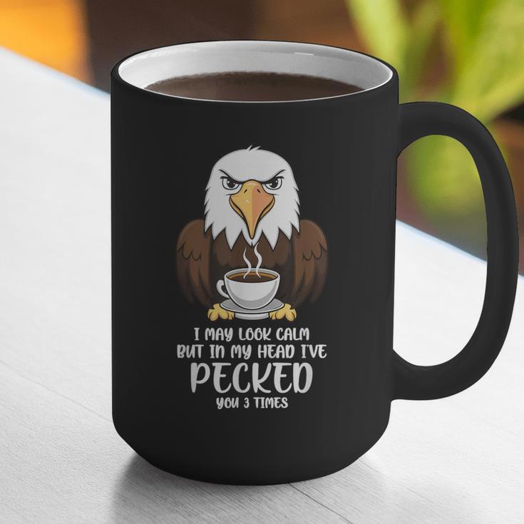 Introvert Eagle And Coffee Lovers Graphic Print Coffee Mug