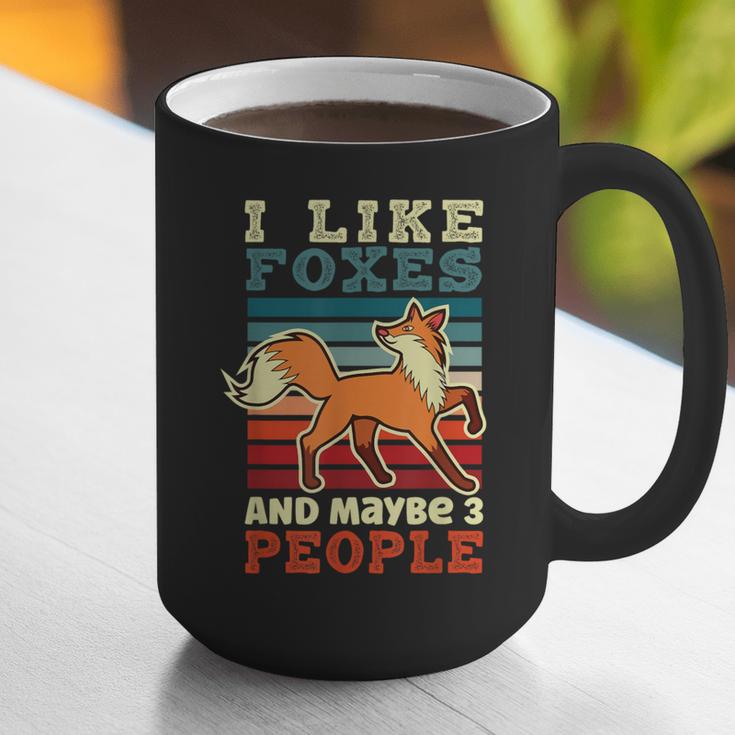 Introvert Fox Animal Lover Saying Loner Antisocial Graphic Print Coffee Mug