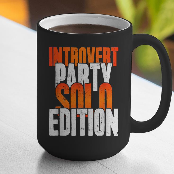 Introvert Party Solo Edition Sarcastic People Hater Graphic Print Coffee Mug Introvert Party Solo Edition Sarcastic People Hater Graphic Print Coffee Mug