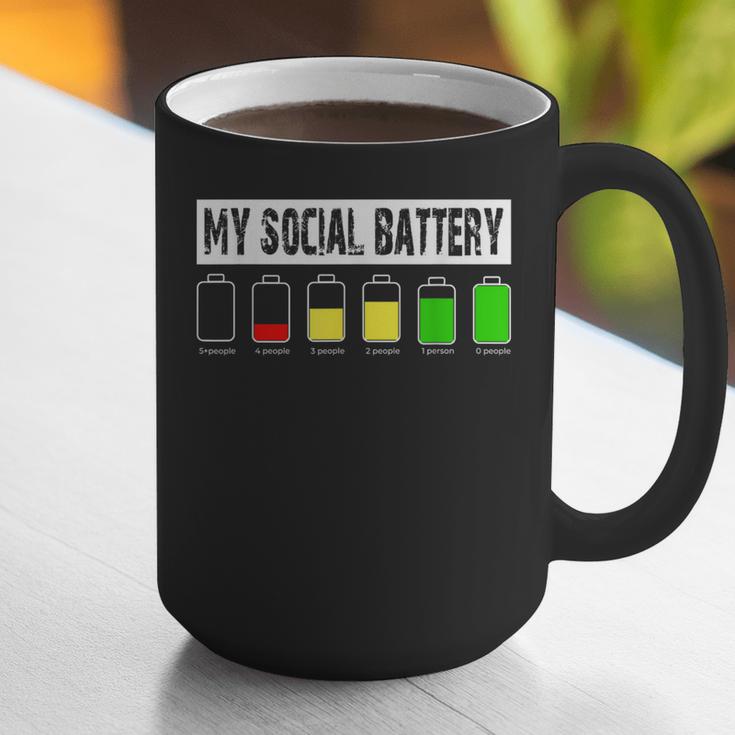 Introvert My Social Battery Low Level Graphic Graphic Print Coffee Mug Introvert My Social Battery Low Level Graphic Graphic Print Coffee Mug