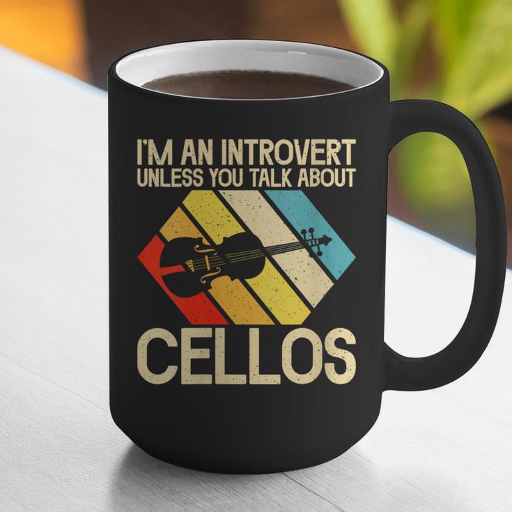 Im An Introvert Unless You Talk About Cellos Graphic Print Coffee Mug Im An Introvert Unless You Talk About Cellos Graphic Print Coffee Mug