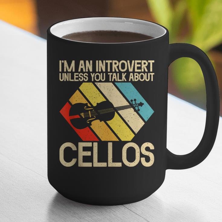 Im An Introvert Unless You Talk About Cellos Graphic Print Coffee Mug Im An Introvert Unless You Talk About Cellos Graphic Print Coffee Mug