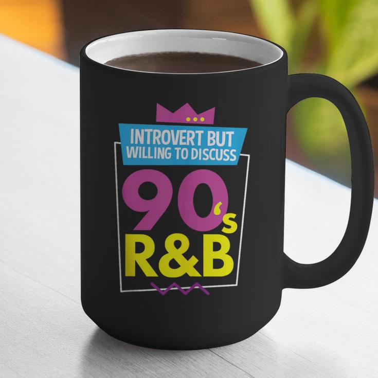 Introvert But Willing To Discuss 90s R&B 1990s Kid Graphic Print Coffee Mug