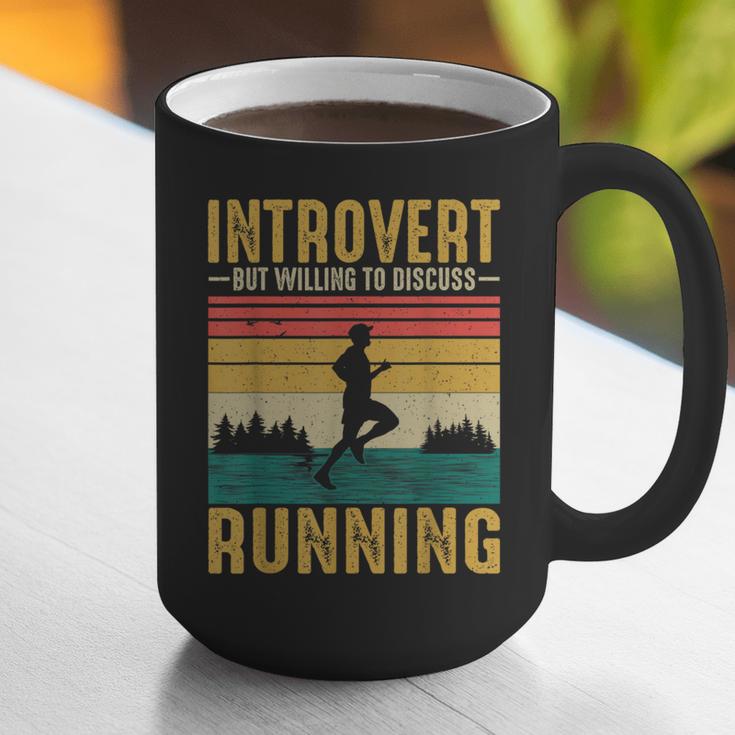 Introvert But Willing To Discuss Running Graphic Print Coffee Mug Introvert But Willing To Discuss Running Graphic Print Coffee Mug