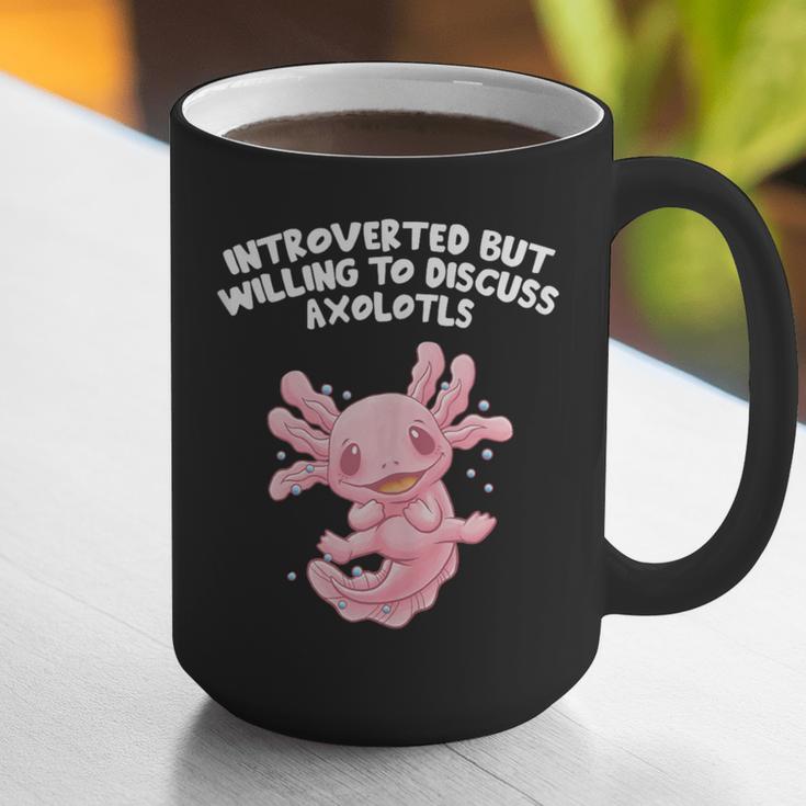 Introverted But Willing To Discuss Axolotl Salamander Graphic Print Coffee Mug Introverted But Willing To Discuss Axolotl Salamander Graphic Print Coffee Mug