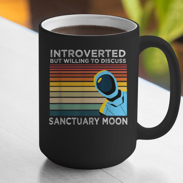 Introverted But Willing To Discuss Sanctuary Moon Graphic Print Coffee Mug Introverted But Willing To Discuss Sanctuary Moon Graphic Print Coffee Mug