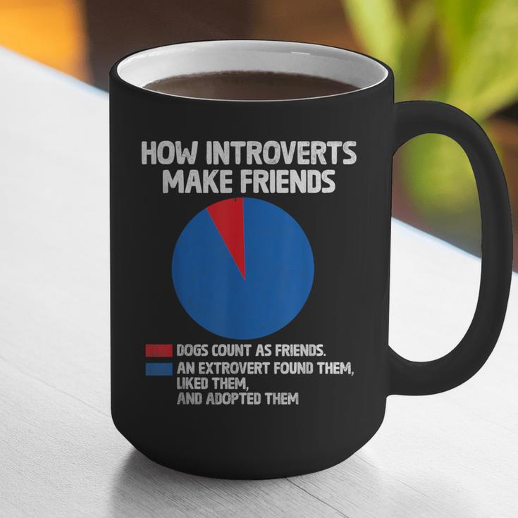 How Introverts Make Friends Sayings For Introverts Graphic Print Coffee Mug How Introverts Make Friends Sayings For Introverts Graphic Print Coffee Mug