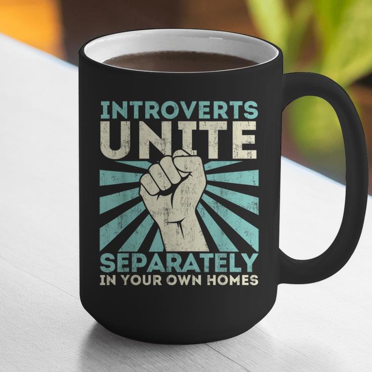 Introverts Unite Separately Introverted Antisocial Graphic Print Coffee Mug Introverts Unite Separately Introverted Antisocial Graphic Print Coffee Mug