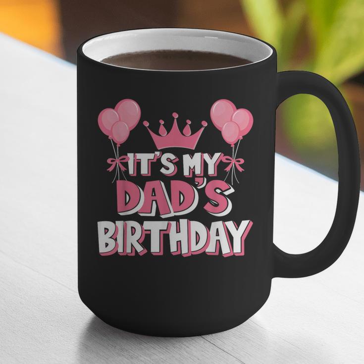 It's My Dad's Birthday Celebration Small Graphic Print Coffee Mug