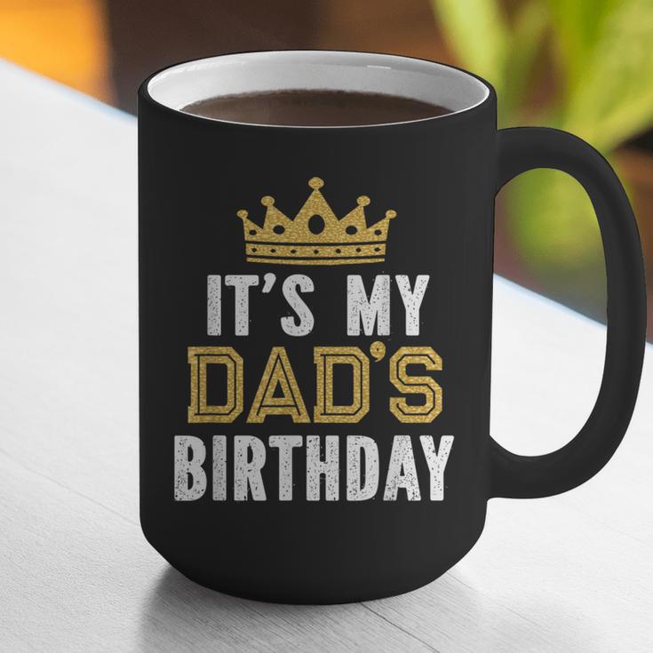 It's My Dad's Birthday Party Family Matching Small Graphic Print Coffee Mug