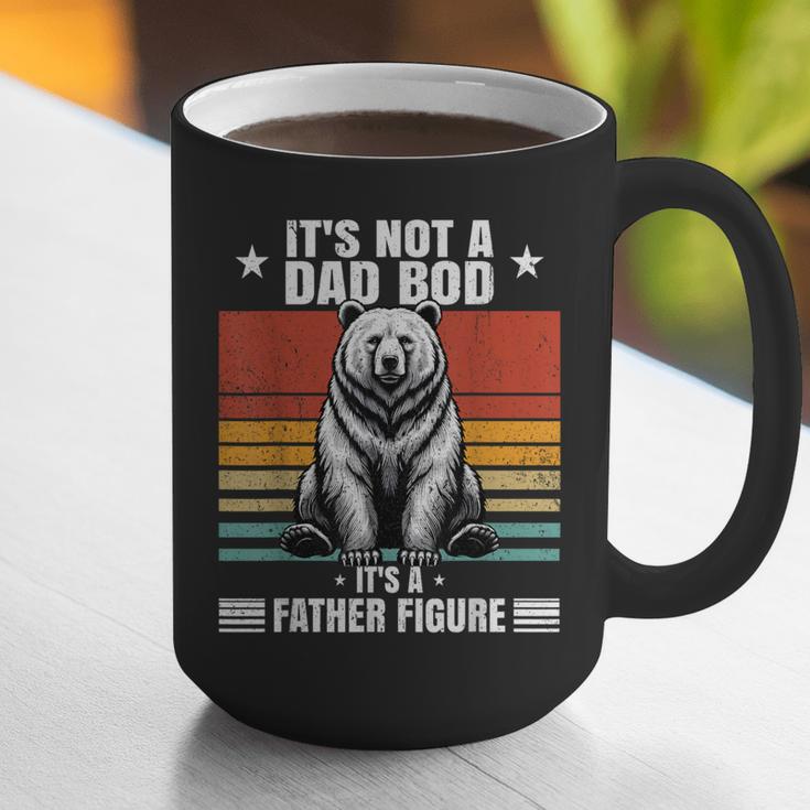 It's Not A Dad Bod It's Father Figure Bear Vintage Graphic Print Coffee Mug