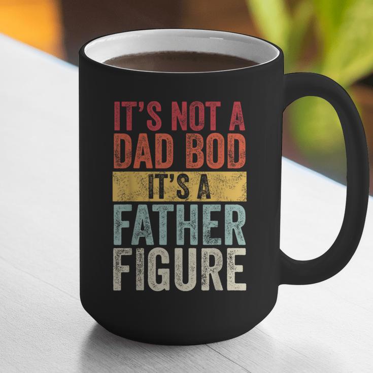 It's Not A Dad Bod It's A Father Figure Retro VintageShort Sleeve Graphic Print Coffee Mug
