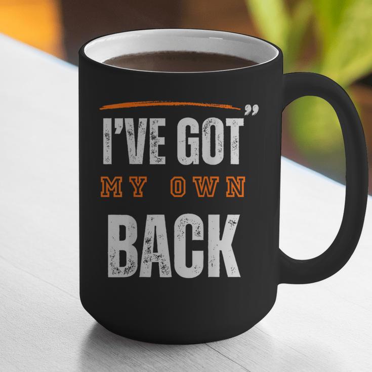 I’VE GOT MY OWN BACK INTROVERT Words On Back Graphic Print Coffee Mug I’VE GOT MY OWN BACK INTROVERT Words On Back Graphic Print Coffee Mug