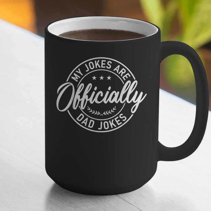 My Jokes Are Officially Dad Jokes Father's Day Graphic Print Coffee Mug
