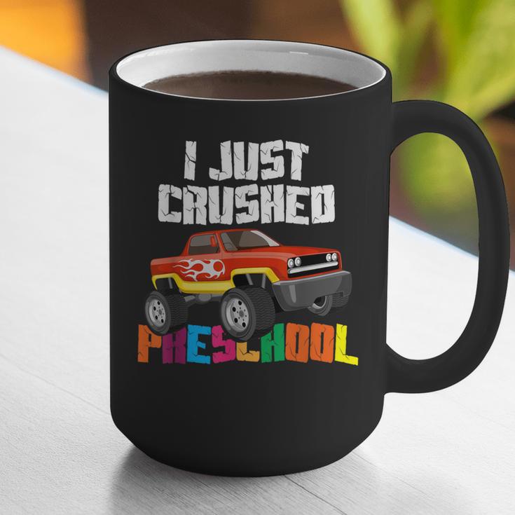 I Just Crushed Preschool Monster Truck Graduation Graphic Print Coffee Mug