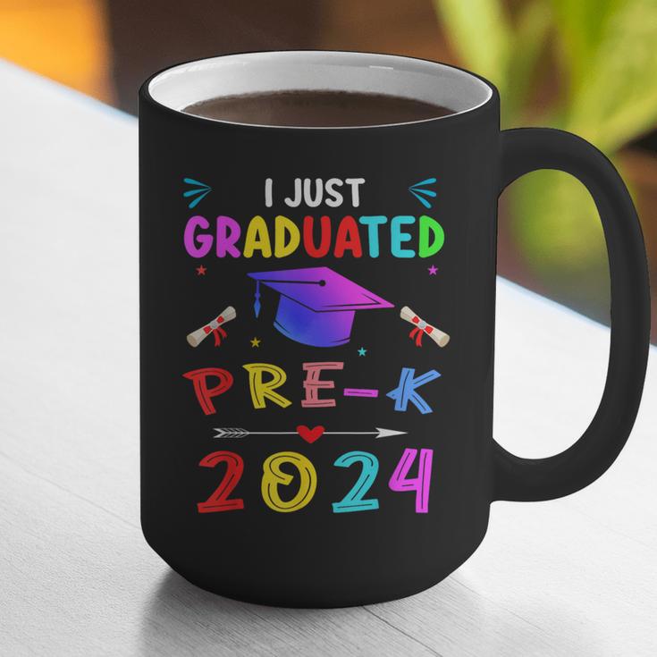 I Just Graduated Pre k Graduation 2024 Pre-Kindergarten Graphic Print Coffee Mug