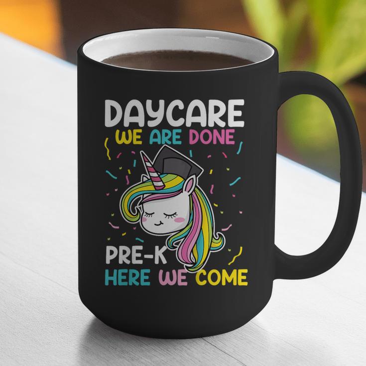 Kids Daycare Graduation Unicorn Last Day Of School Kids Graphic Print Coffee Mug