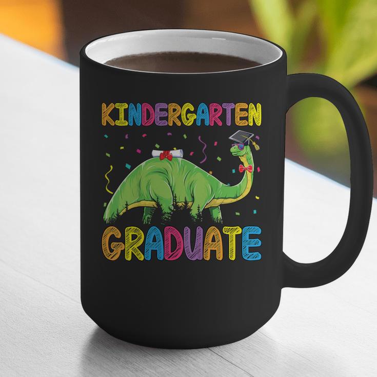 Kids Kindergarten Graduate Dinosaur Kindergarten Graduation Graphic Print Coffee Mug