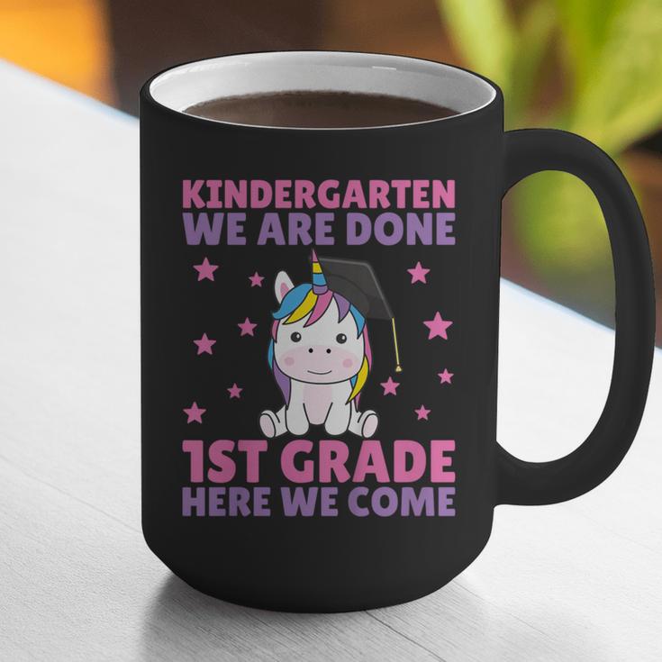 Kids Kindergarten Graduate Unicorn Graduation Graphic Print Coffee Mug