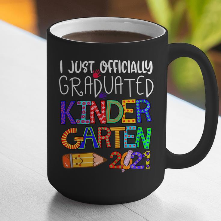 Kids Kindergarten Graduation Class Of 2021 Shirt I Just Graduated Graphic Print Coffee Mug