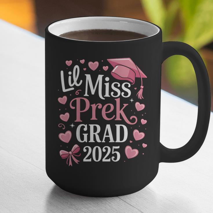 Kids Little Miss Pre-K Grad 2025 Preschool Girls Prek Graduation Graphic Print Coffee Mug