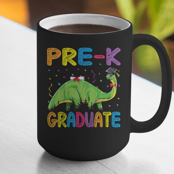 Kids Pre-K Graduate Brontosaurus Dino Pre Kindergarten Graduation Graphic Print Coffee Mug