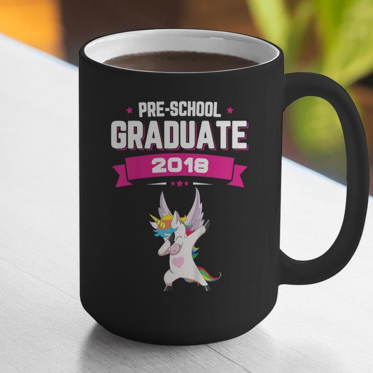 Kids Preschool Graduate 2018 Unicorn Dab Graduation Pre-K TShirt Graphic Print Coffee Mug