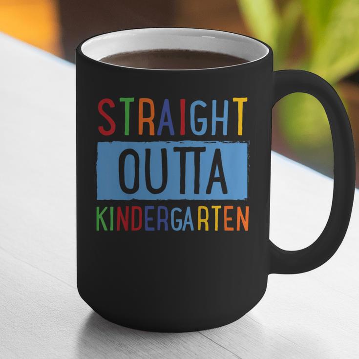 Kids STRAIGHT OUTTA KINDERGARTEN T-SHIRT FUNNY GRADUATION GIFT Graphic Print Coffee Mug