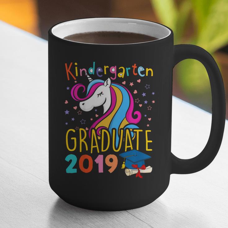 Kids Unicorn Kindergarten Graduation Graduate Shirt Graphic Print Coffee Mug