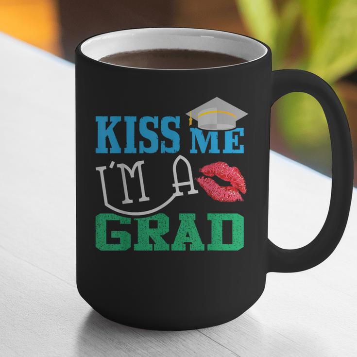 Kiss Me I'm A Grad 2018 Senior Graduation Graphic Print Coffee Mug