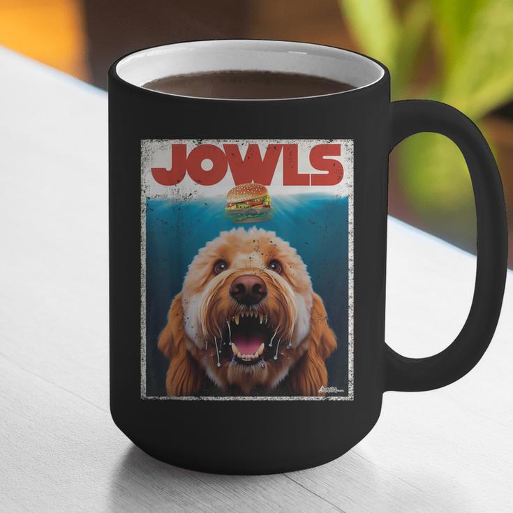 Labradoodle Jowls Tee Fawn Lab Doodle Mom Top Dad Graphic Print Coffee Mug