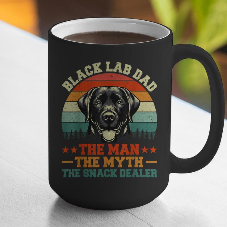 Labrador Retriever Dad Black Lab Dad Graphic Print Coffee Mug
