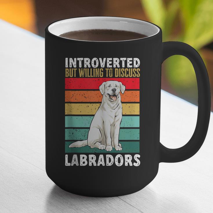 Labrador Retriever Introvert White Lab Graphic Print Coffee Mug Labrador Retriever Introvert White Lab Graphic Print Coffee Mug