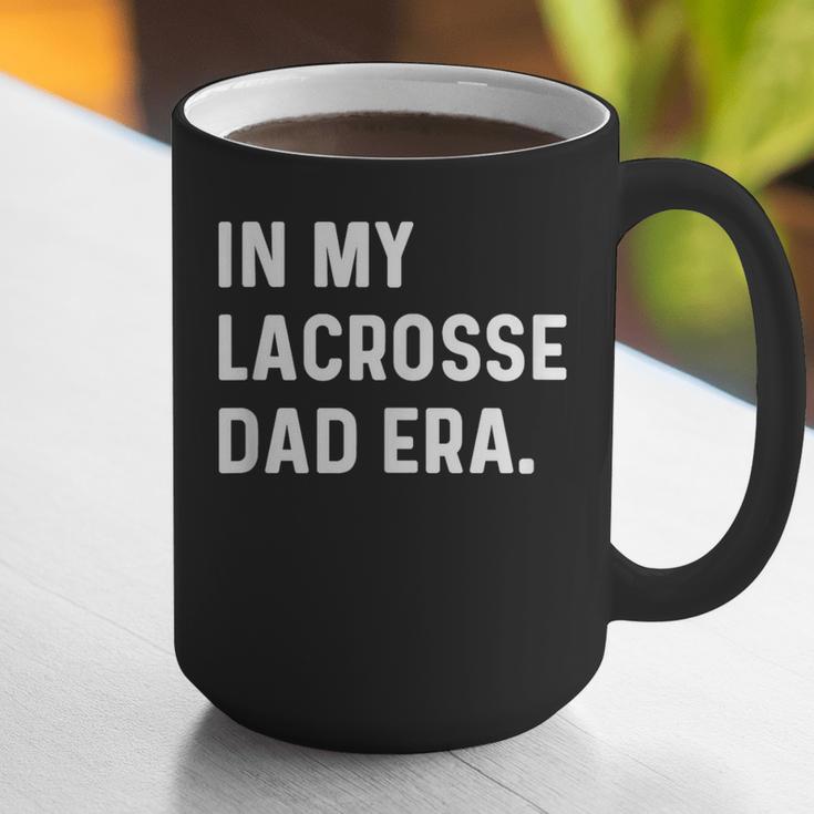 In My Lacrosse Dad Era Midfield Defense Goalie Sport Attack Graphic Print Coffee Mug
