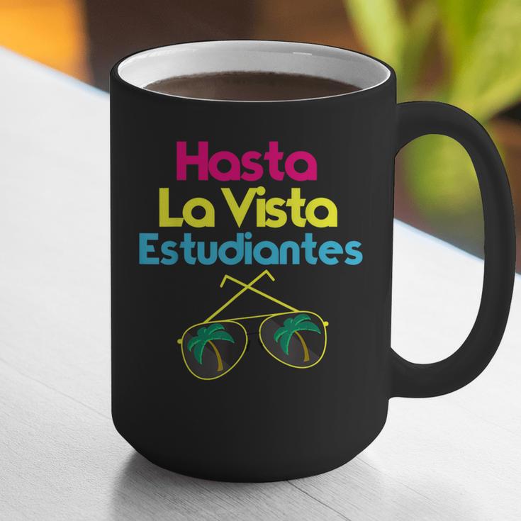 Last Day Of School Spanish Teacher Graduation T-Shirt Graphic Print Coffee Mug