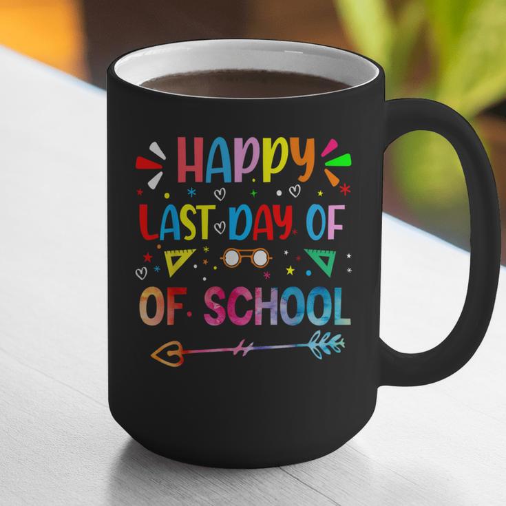 Last Day Of School Tie Dye School Graduation Summer Teacher Graphic Print Coffee Mug