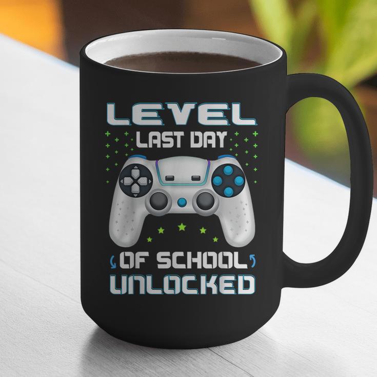 Last Days Of School Graduation Kindergarten Gamer Boys Kids Graphic Print Coffee Mug