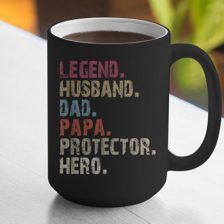 Legend Husband Dad Papa Protector Hero For Dad Graphic Print Coffee Mug