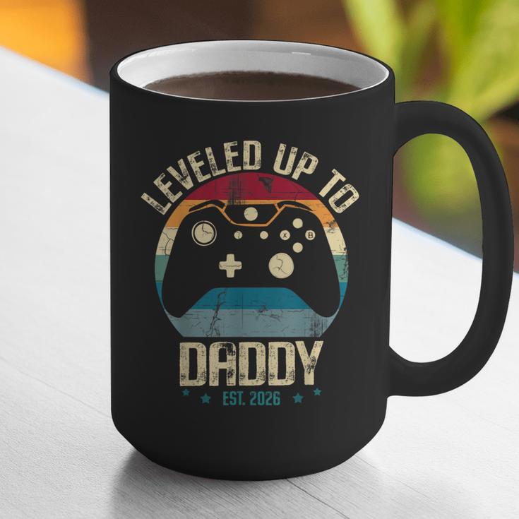I Leveled Up To Daddy Est 2026 Dad Level Unlocked New Dad Graphic Print Coffee Mug I Leveled Up To Daddy Est 2026 Dad Level Unlocked New Dad Graphic Print Coffee Mug