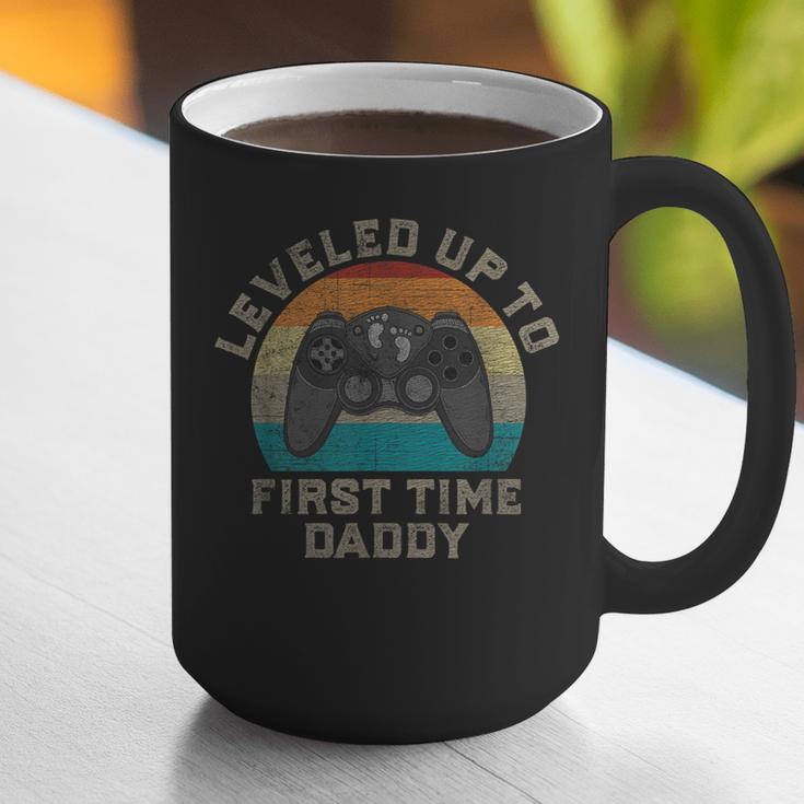 I Leveled Up To First Time Daddy Soon To Be Dad Graphic Print Coffee Mug