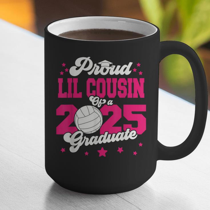 Lil Cousin Of a 2025 Graduate Prom Graduation 25 VolleyBall Graphic Print Coffee Mug