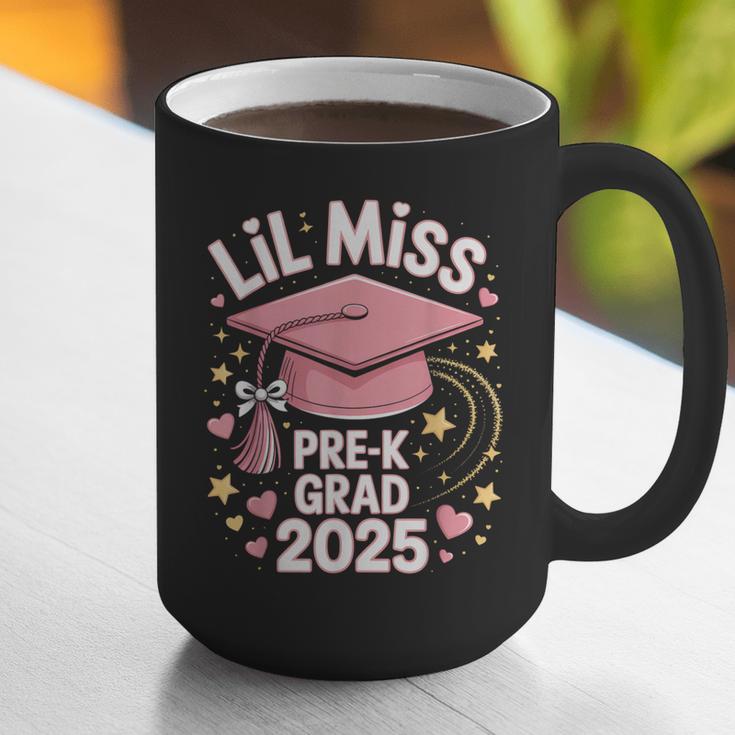 Little Miss Pre-K Grad 2025 Preschool Graduation Girls Kids Graphic Print Coffee Mug
