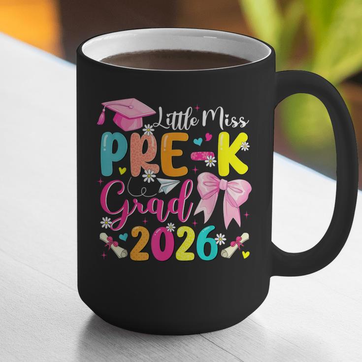 Little Miss Pre-K Grad 2026 Preschool Graduation Kids Girls Graphic Print Coffee Mug
