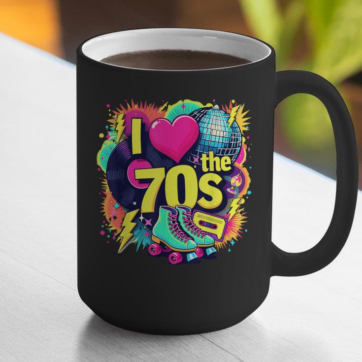 I Love The 70s Retro Cassette Roller Vinyl Nostalgia Vibes Graphic Print Coffee Mug I Love The 70s Retro Cassette Roller Vinyl Nostalgia Vibes Graphic Print Coffee Mug