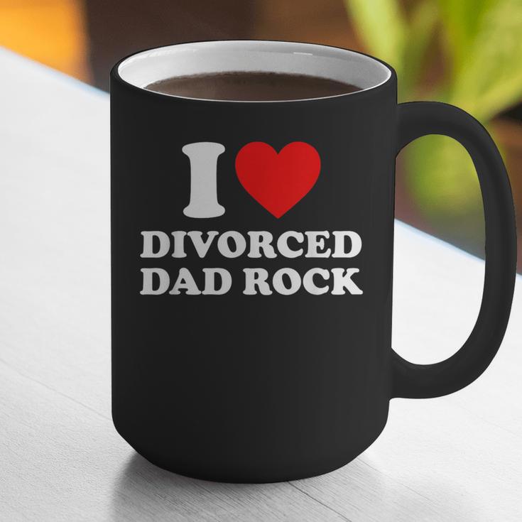I Love Divorced Dad Rock Joke Graphic Print Coffee Mug