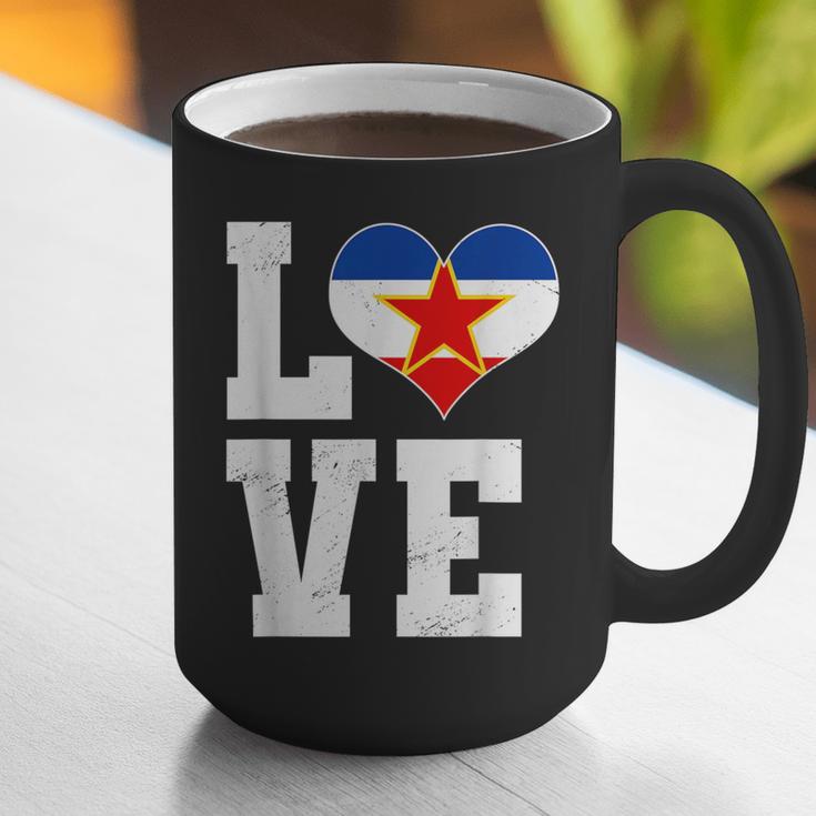 Love Yugoslavia Proud Yugoslav Nostalgia Graphic Print Coffee Mug