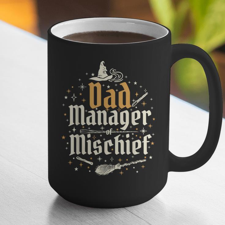 Magical Dad Manager Of Mischief Birthday Boys Girls Graphic Print Coffee Mug