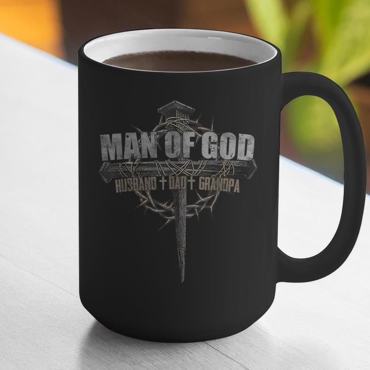 Man Of God Husband Dad Grandpa Cross Christian Graphic Print Coffee Mug Man Of God Husband Dad Grandpa Cross Christian Graphic Print Coffee Mug